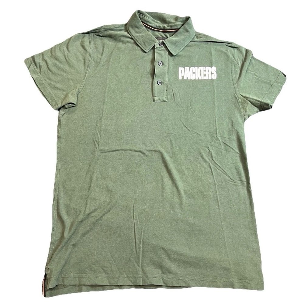 Green Bay Packers Abercrombie & Fitch Polo Shirt Mens M Fan Gear